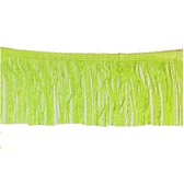 Neon színű vágott végű rojt 10 cm hosszú - GIALLO